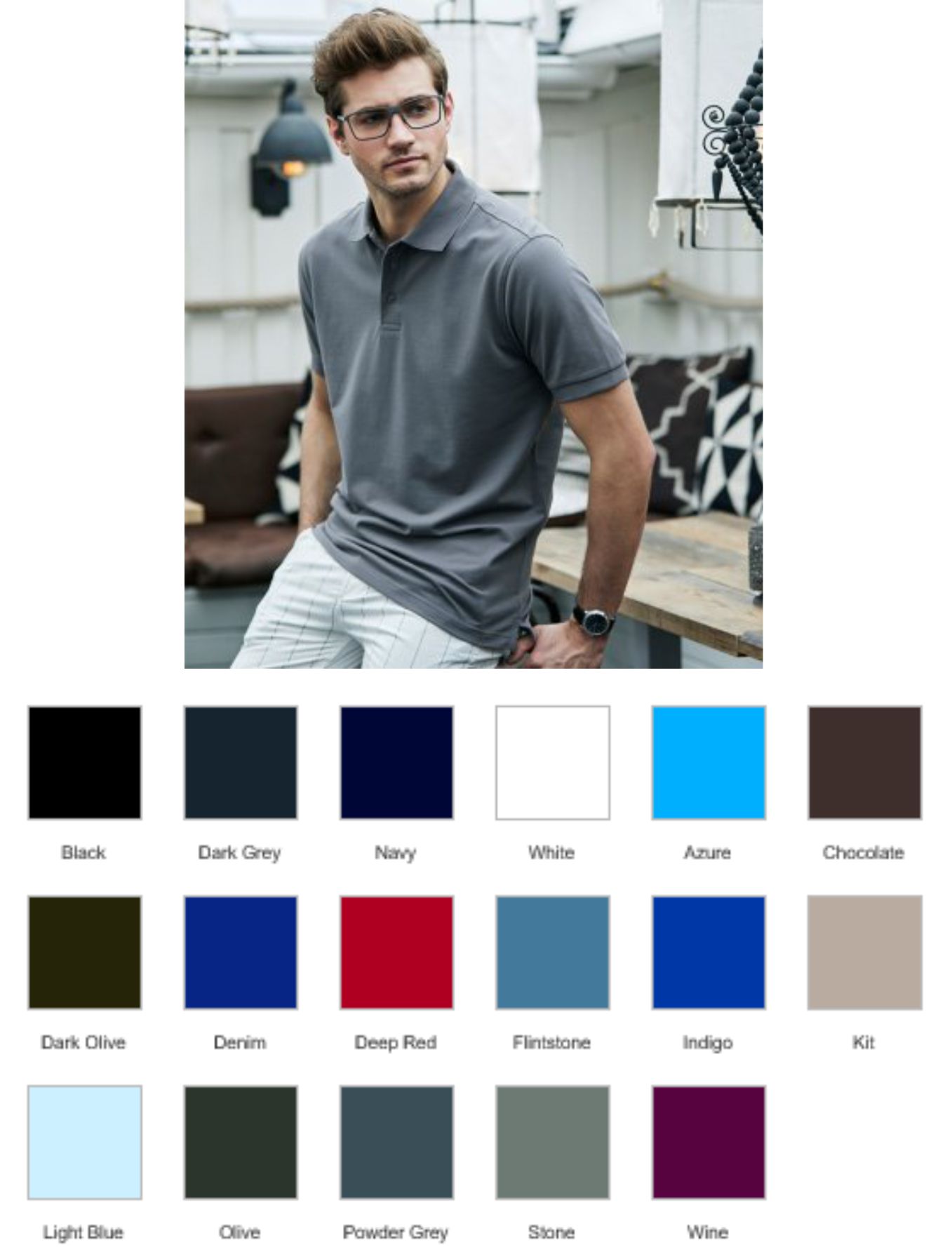 Tee Jays T1405 Luxury Stretch Pique Polo Shirt - Click Image to Close
